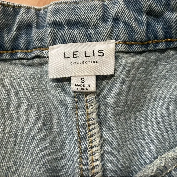 Le Lis Flame Embroidered Baggy Mom Jeans Sz S - Picture 7 of 11